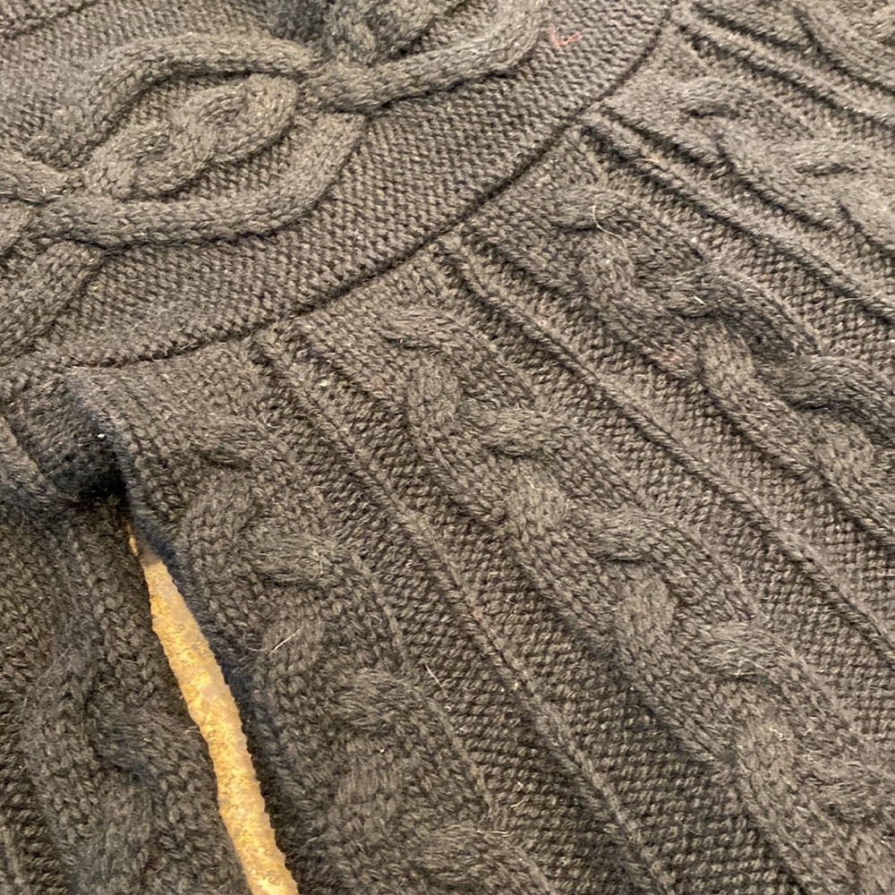 Moda International By Victoria Secret Medium Black Wool Blend Sweater - Picture 4 of 14